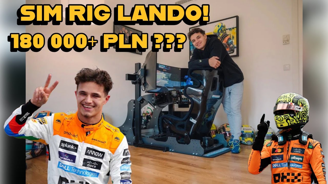 Domowy Sim Rig Lando Norrisa za 180 000 zł &ndash; Tak trenuje kierowca F1