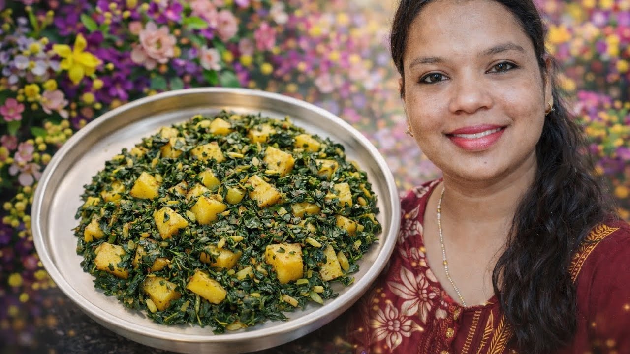 🥔🌿 Aloo Methi Recipe | Tasty & Simple Aloo Methi Sabzi | 10 Minutes Easy Recipe 😋