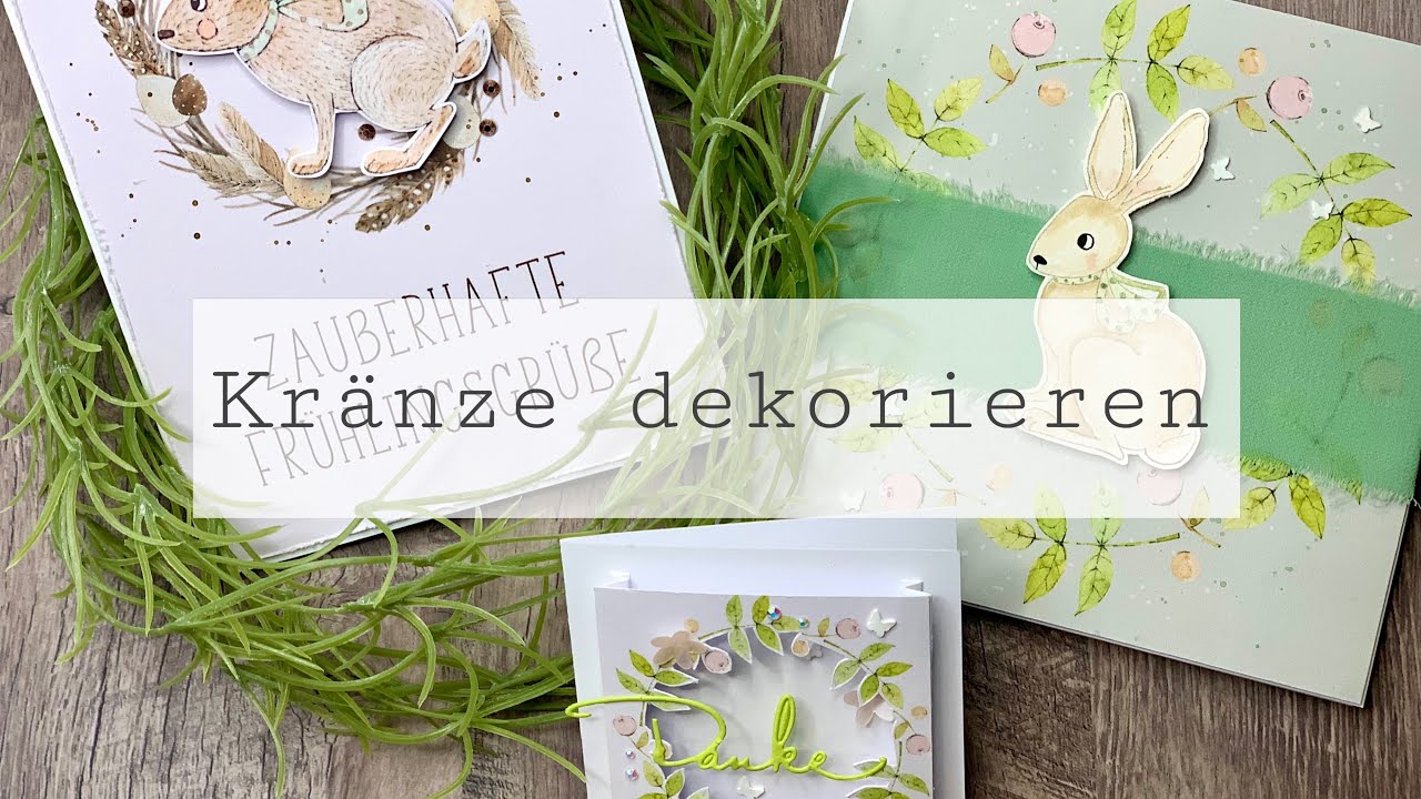 Kränze dekorieren •  #Frühlingshasen von Café Constanze