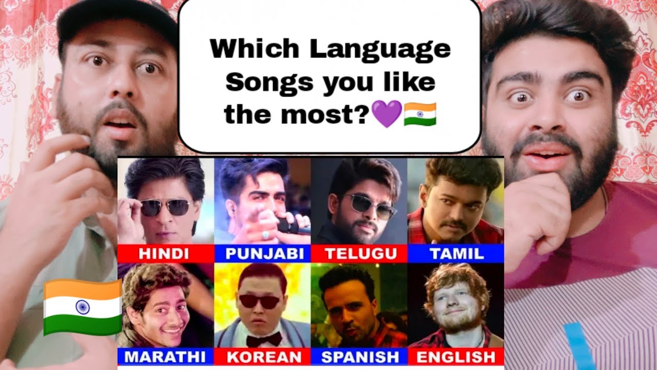 Which Language Indian Songs You Like The Most | Hindi Vs Punjabi Vs Bhojpuri Vs Tamil Vs English |