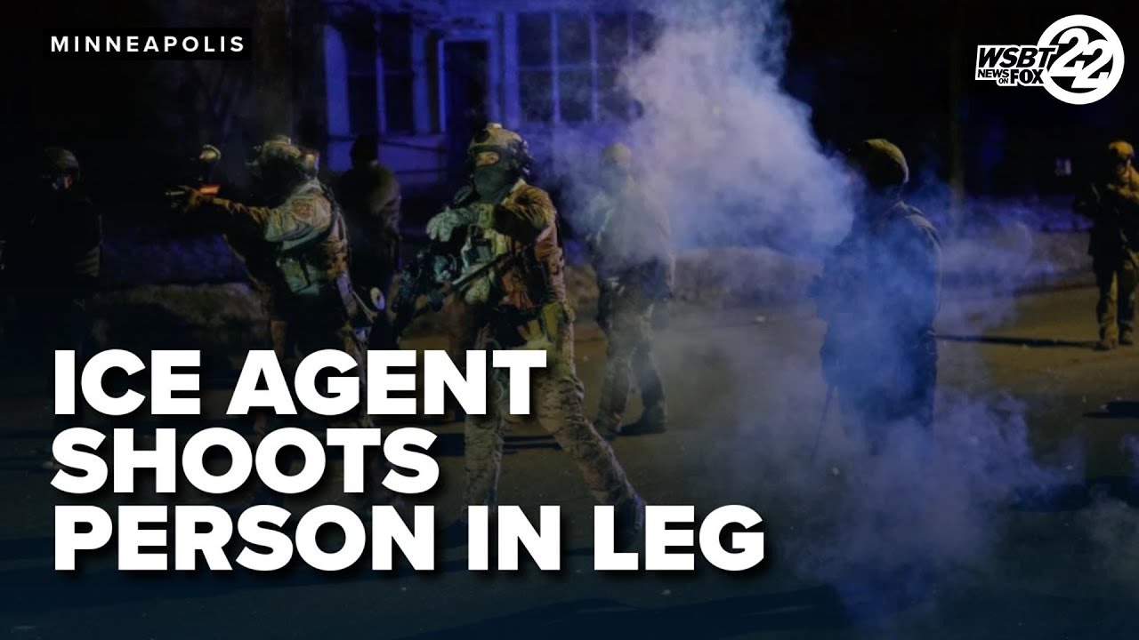Federal officer shot person in leg after being attacked with a shovel