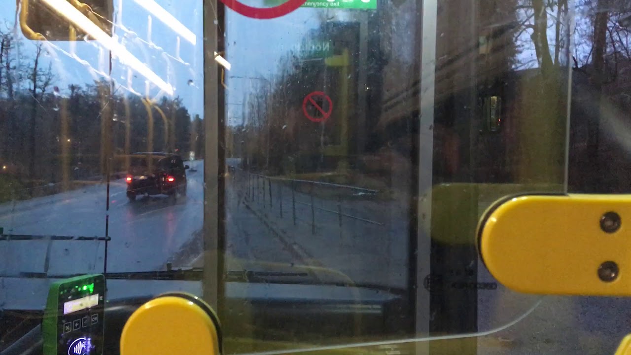 Bus ride line 20 from Mälarbaden to Östra Torget.