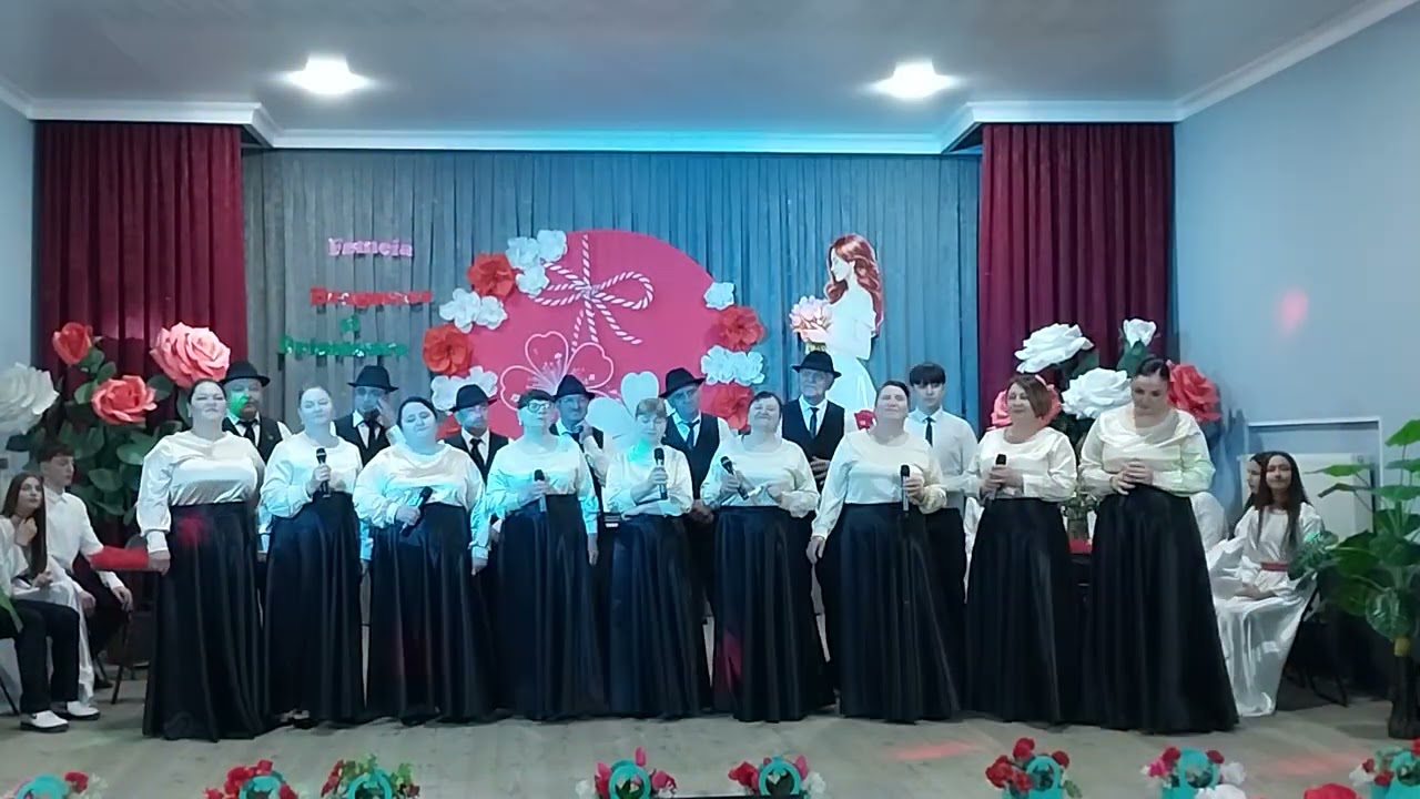 Sărbătoarea de 8 martie 2026, s. Cociulia, ansamblul ,,Semănătorii”, colaj de cântece