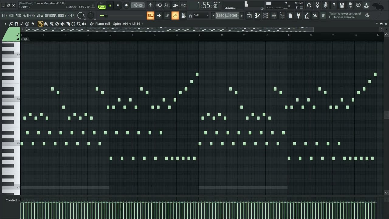Trance Melodies in FL Studio #18 (FLP + MIDI Download Free)