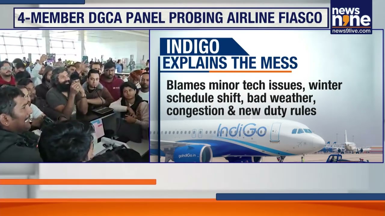 IndiGo Submits Response to DGCA Show-Cause Notice After 3,000+ Flight Cancellations