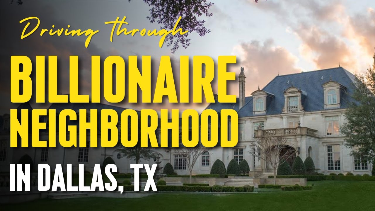 Billionaire Mansions in Preston Hollow - Dallas, TX - Scenic Drive