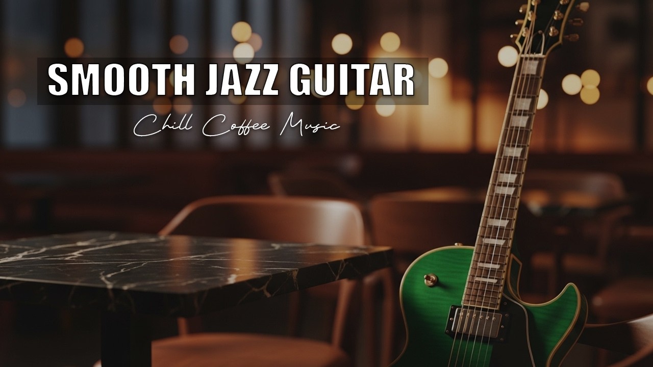 Smooth Jazz Guitar Music - Cool Cafe Vibes • Relaxing Guitar Music for Cafe, Study & Work