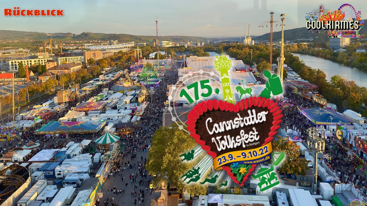 175. Cannstatter Volksfest 2022 [Rückblick] - Clip by CoolKirmes