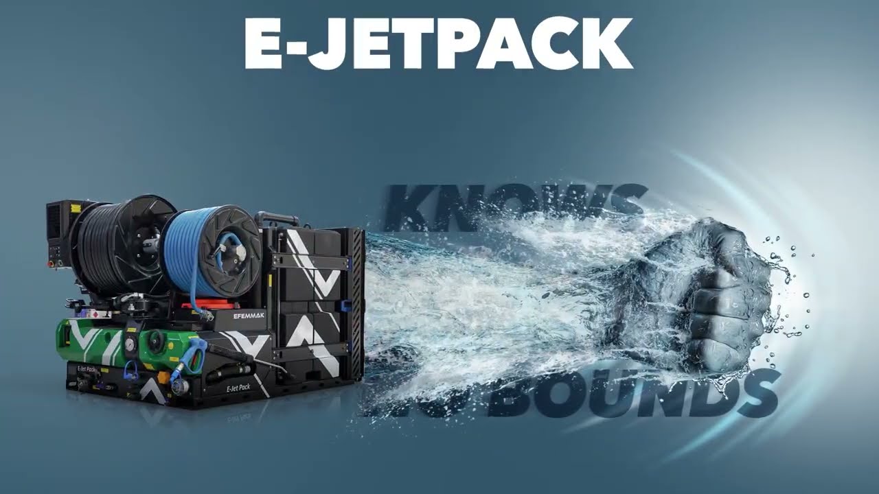 Efemmak E-Jetpack Electrical Sewer Jetting Skid Unit - Knows No BOunds