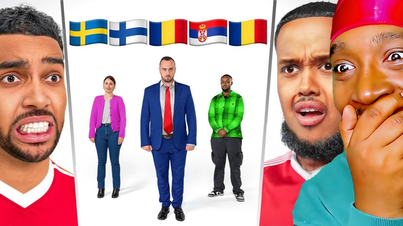SMARTEST AMERICAN IN THE WORLD REACTS TO GUESS THE LANGUAGE VS EUROPE EXPERT
