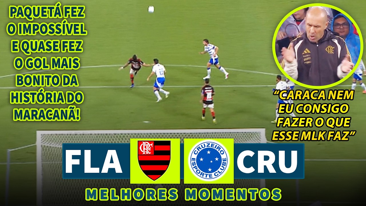 PAQUETÁ FEZ O IMPOSSÍVEL | Flamengo x Cruzeiro | Melhores Momentos | 11/03/2026