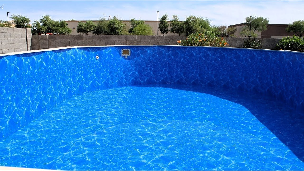 Doughboy Oval Above Ground Pool Installation