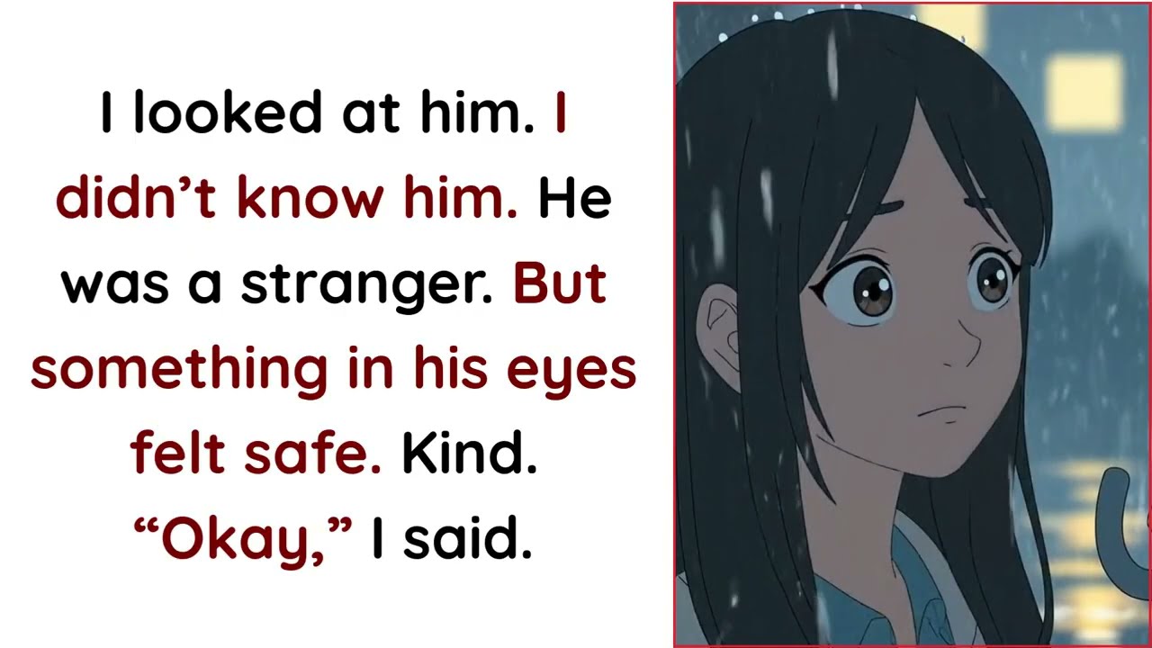 A Beautiful Love Story in the Rain | Easy English Listening Practice For Beginners | A2 Level