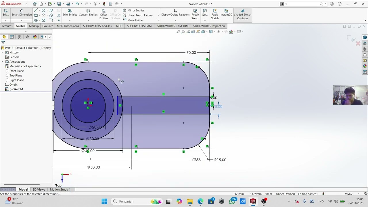 Solidworks Exercise 50