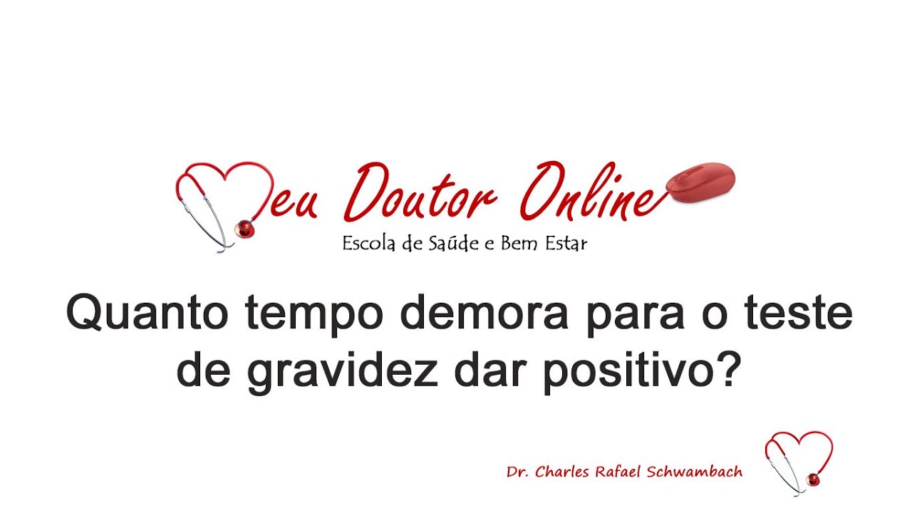 Quanto tempo demora para o teste de gravidez dar positivo?