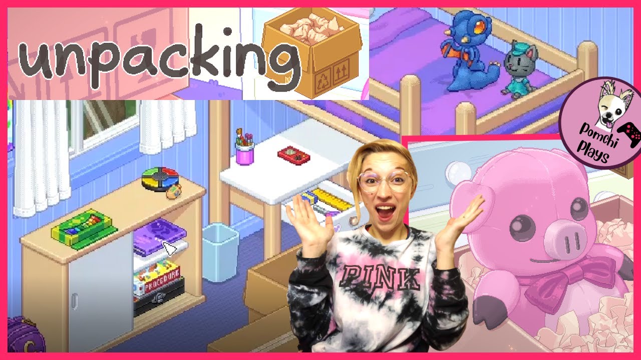 UNPACKING: THE GAME! The most relaxing game Ive played in YEARS!~Pomchi Productions