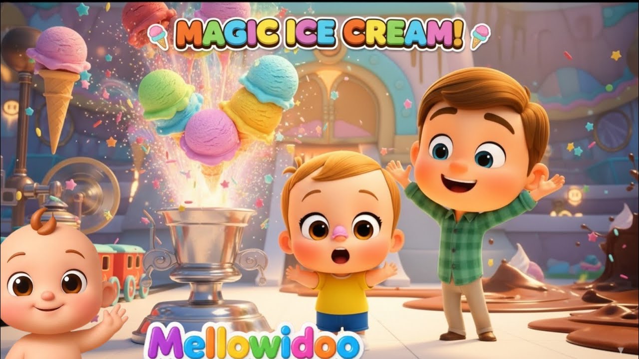 🍦 Johnny Johnny Ice Cream Factory 🍨 | Funny Freeze Dance Kids Song | Papa & Johnny Fun