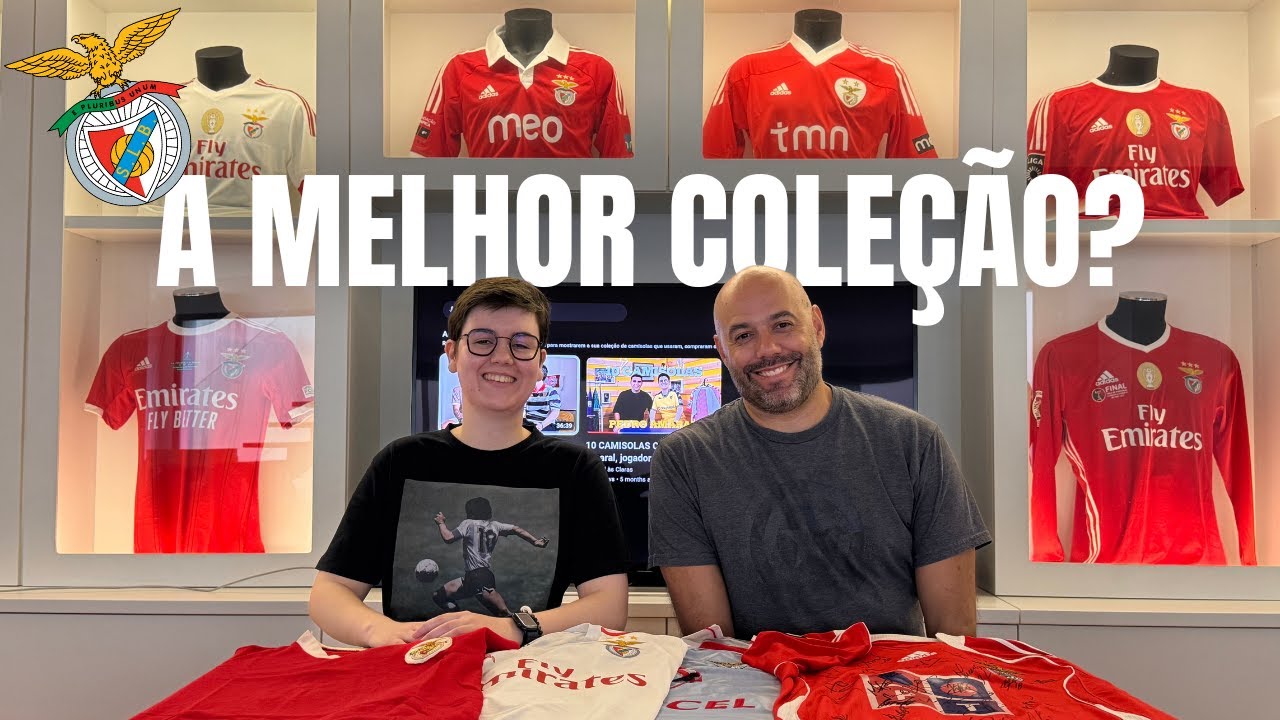 Visitei a melhor coleção de camisolas do Benfica