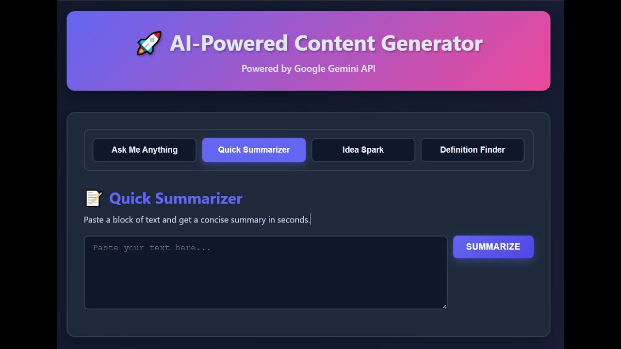 Build a Real-Time Summarizer Tool in JavaScript || Beginners Tutorial Part-2 ||