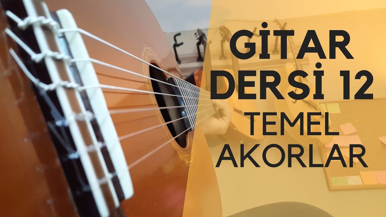 Temel Akorlar (C G D Akoru) Gitarda Notalar Gitar Dersi
