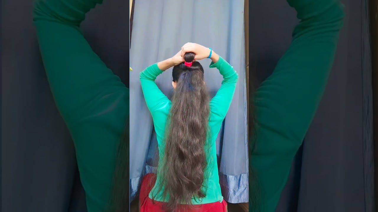 Try The Viral Voluminous Barbie Ponytail Hack✅#newpost #viral #barbie #ponytail #hairstyle #ytshorts