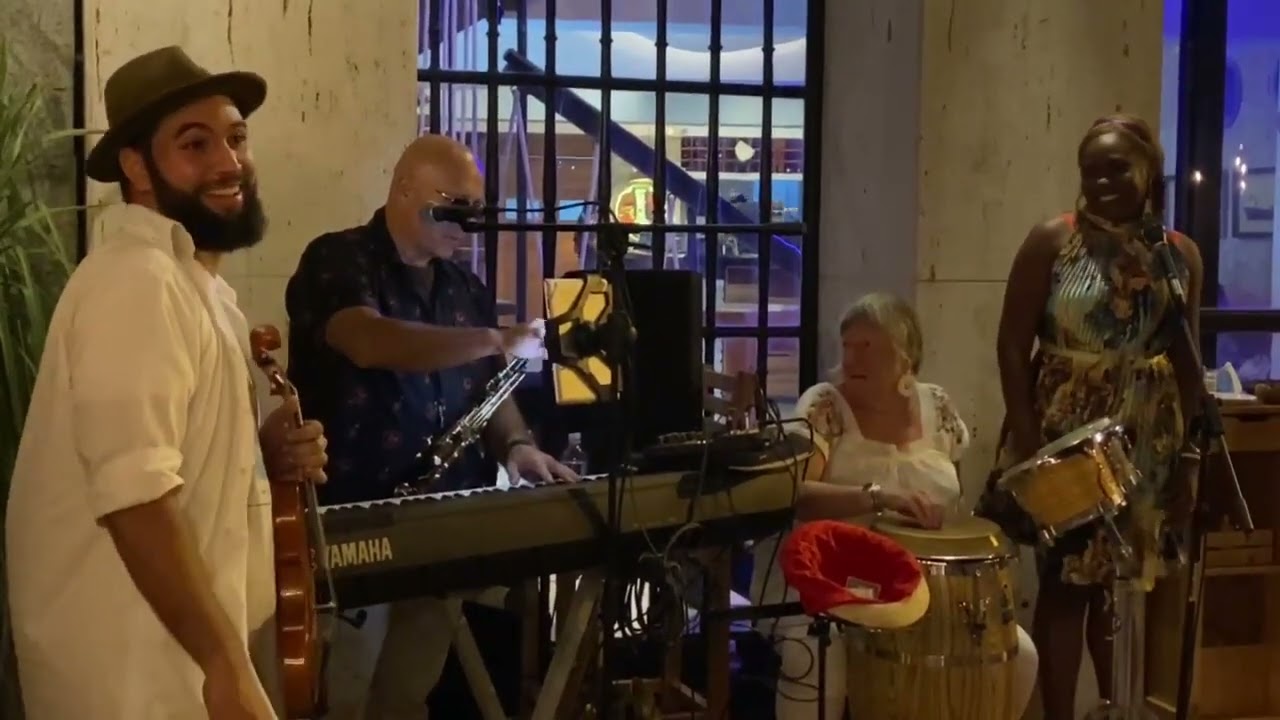 Havana Cha Cha Cha Band Featuring Carol Steele on Conga.
