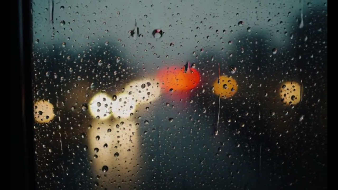 Rain on Window at Night | Deep Sleep & Relaxation | Only Rain Ambiance