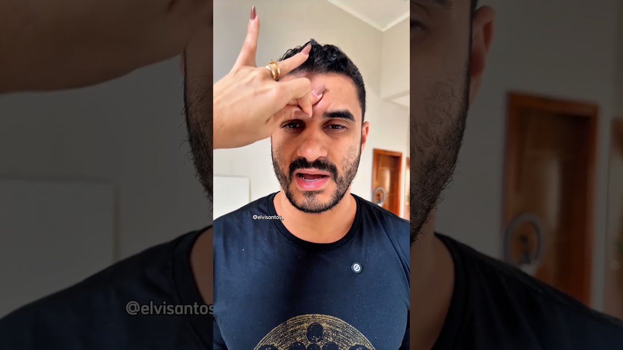 Trollando meu marido comcastanha na testa kkkk