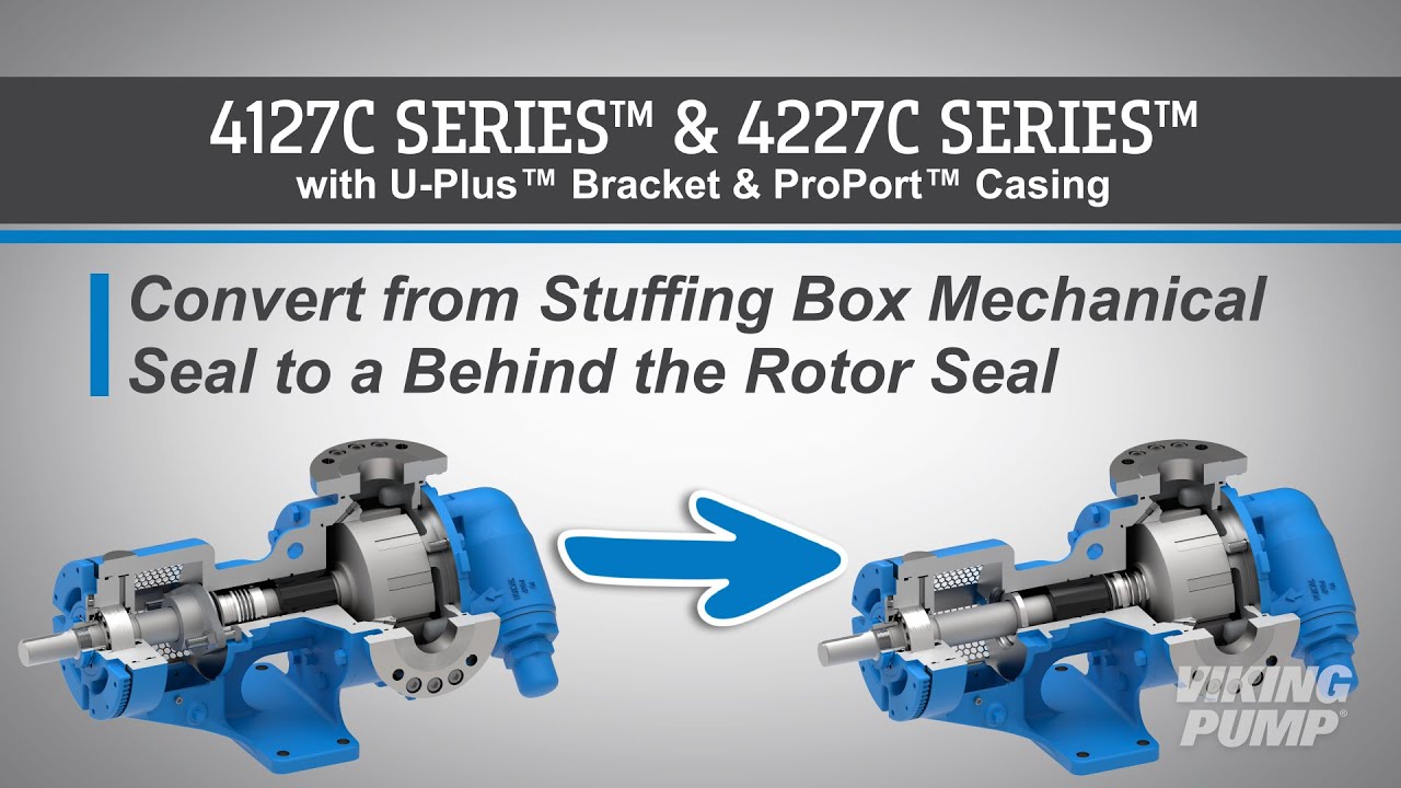 Convert Pump from Stuffing Box Mechanical Seal to Behind the Rotor Seal - 4127C & 4227C Series&trade;