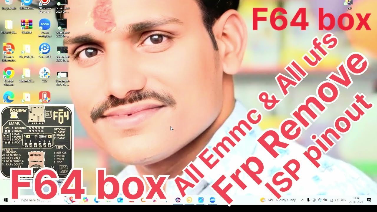 F64 box All Emmc & all ufs frp remove ISP pinout by Ashoka guru -9336165000