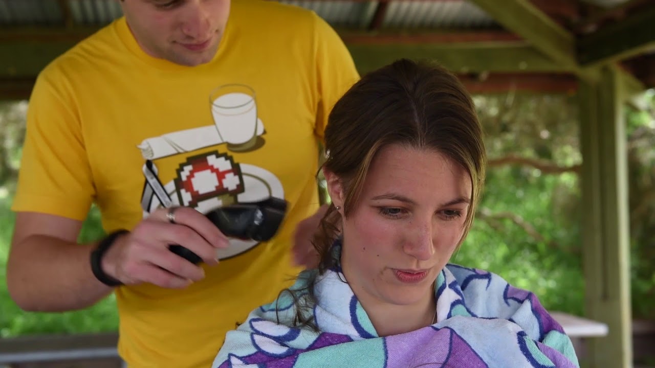 Emma and Penny shave their heads for ACRF