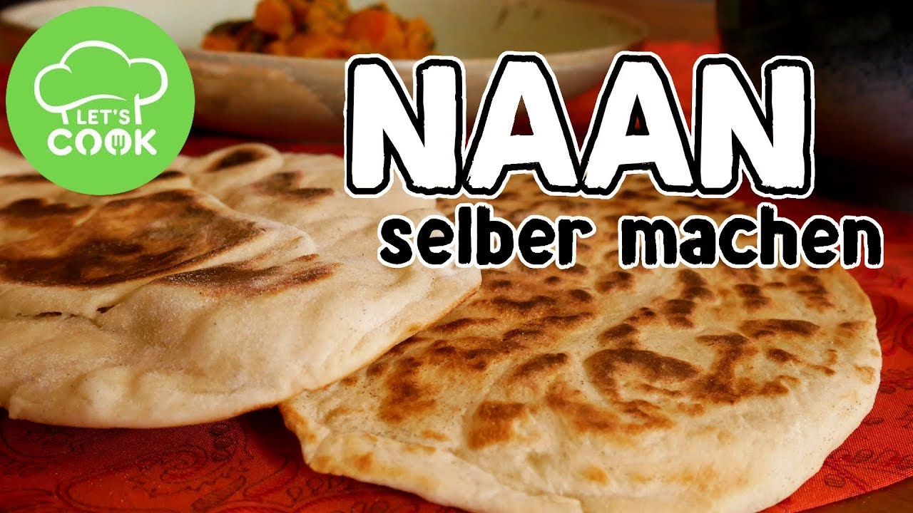 Naan Brot selber machen | Indisches Rezept | Pfannenbrot