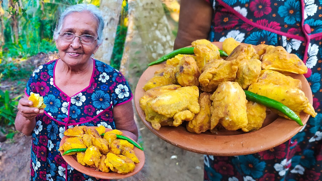 Jackfruit filling taste of the village ( Kos Madhulu pirawuma ) ( Kos Nam Nam ) - NaturallyTasty .