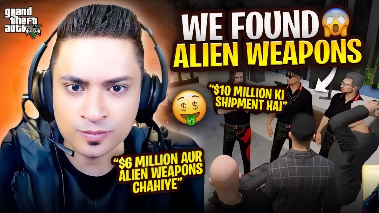 WE FOUND ALIEN WEAPONS IN CITY 🔫 GTA 5 GAMEPLAY - MRJAYPLAYS