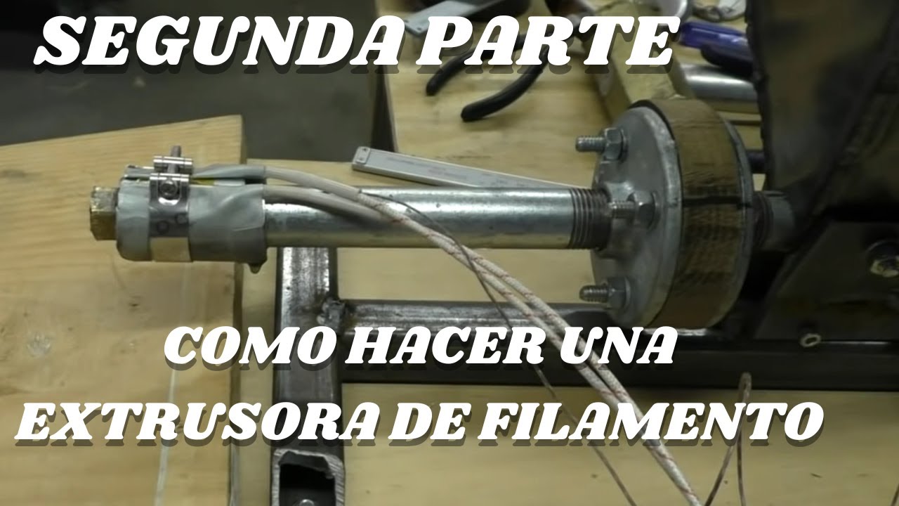 Extrusora de filamento/PARTE 2 Filamento 3D PLASTICO RECICLADO