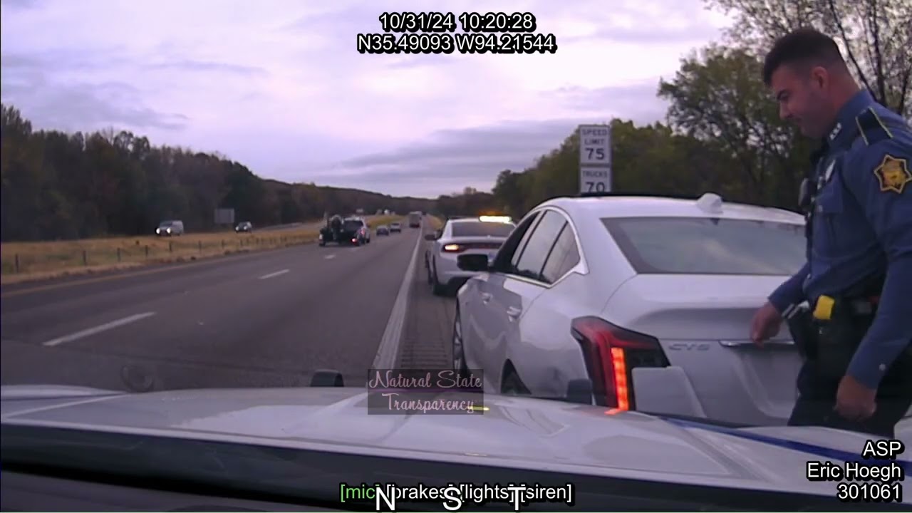Pursuit/TVI/Stolen Veh./I-40 Alma Crawford Co Arkansas State Police Troop H, Traffic Series Ep.1239