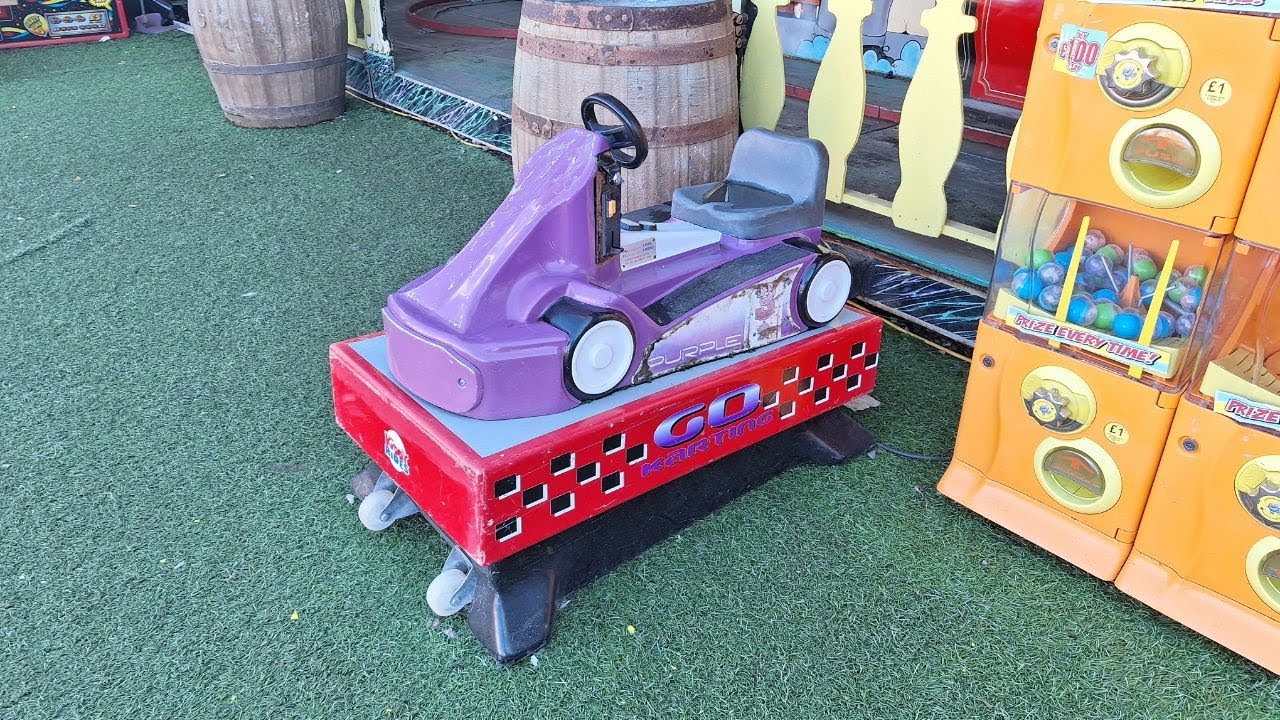 2000s Northern Leisure Mini Go Kart Coin Operated Ride (Fail)