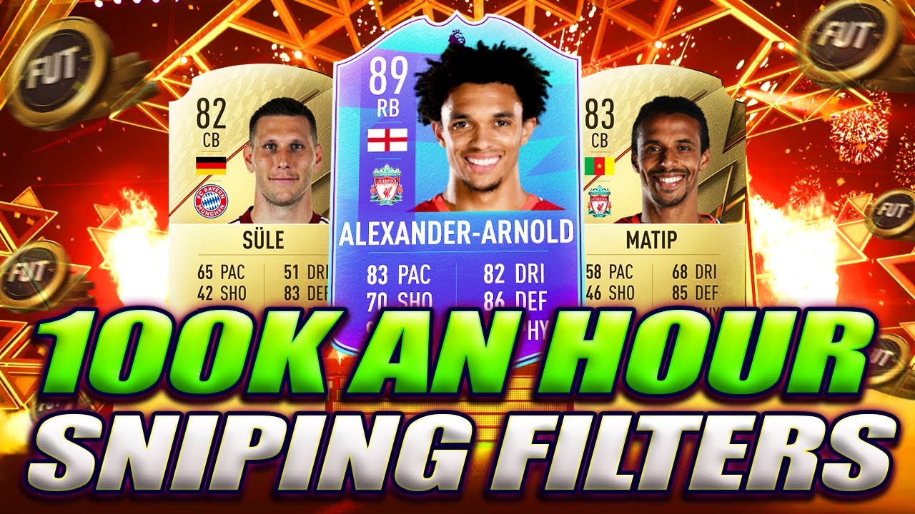 MAKE 100K AN HOUR WITH THESE SNIPING FILTERS! (FIFA 22 BEST SNIPING FILTERS)
