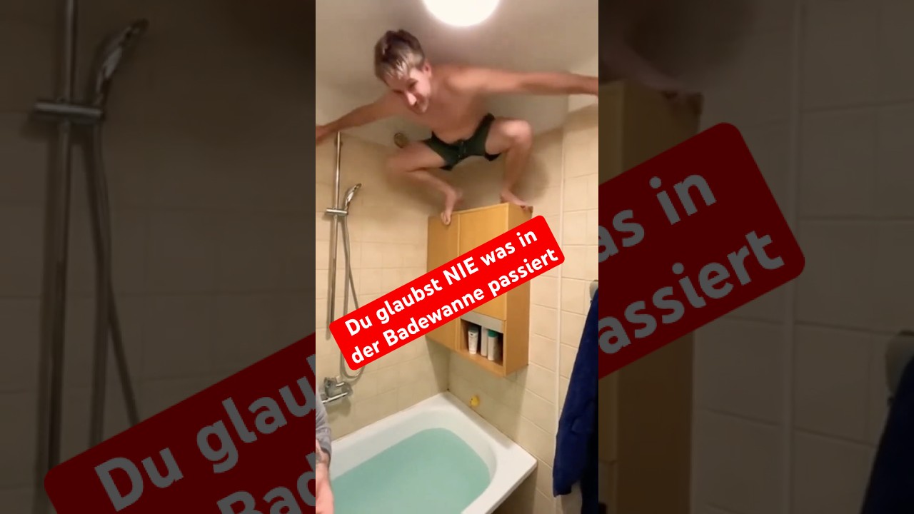 Schon mal mit einer Badewanne abgest&uuml;rzt?
