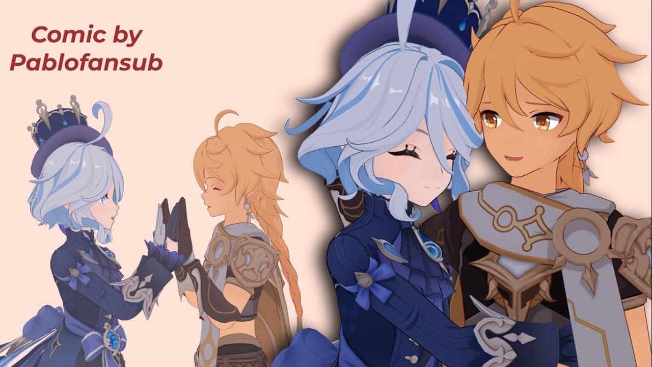Furina es persuadida por Aether | Genshin impact Harem