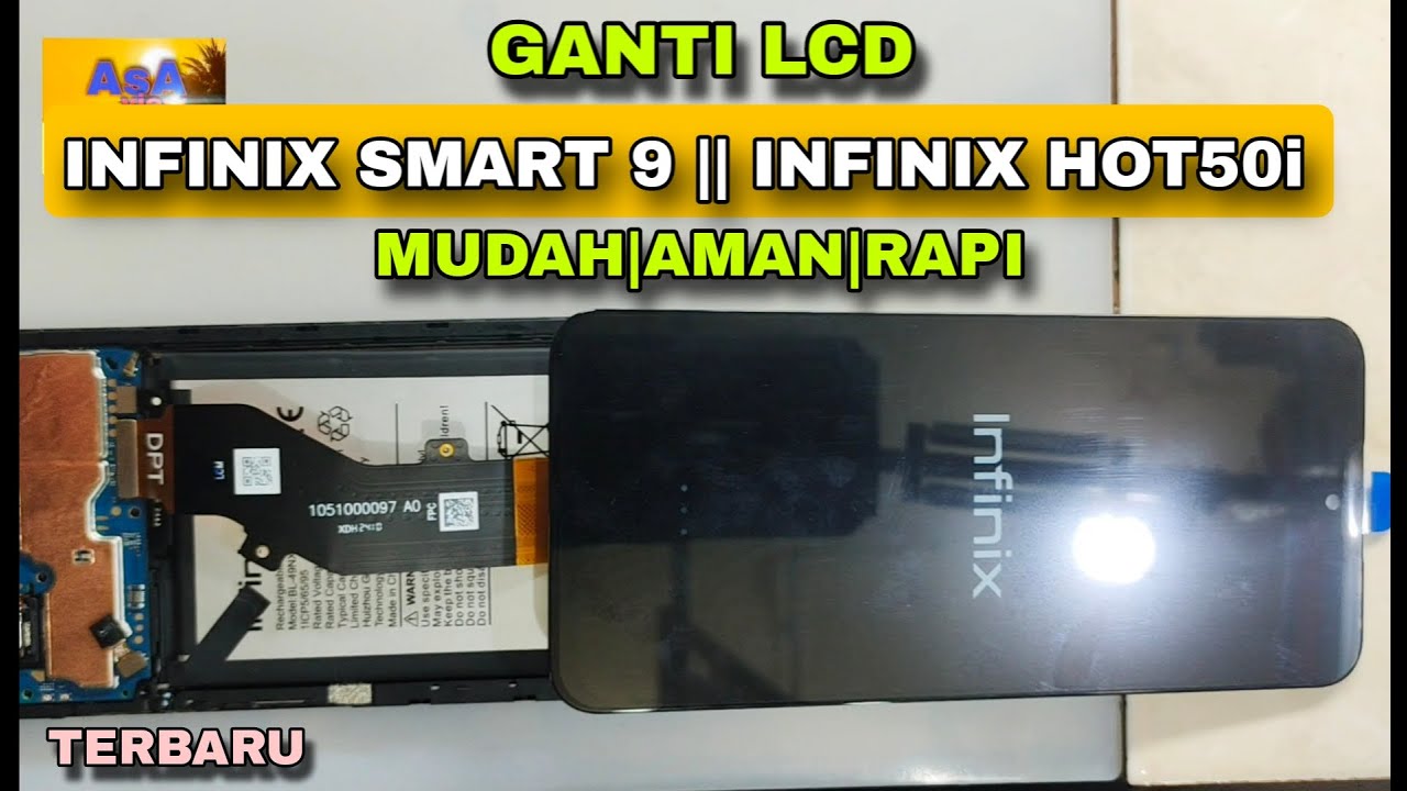 CARA GANTI LCD INFINIX SMART 9/ HOT 50i AMAN DAN RAPI || INFINIX SMART 9 DISPLAY CHANGE