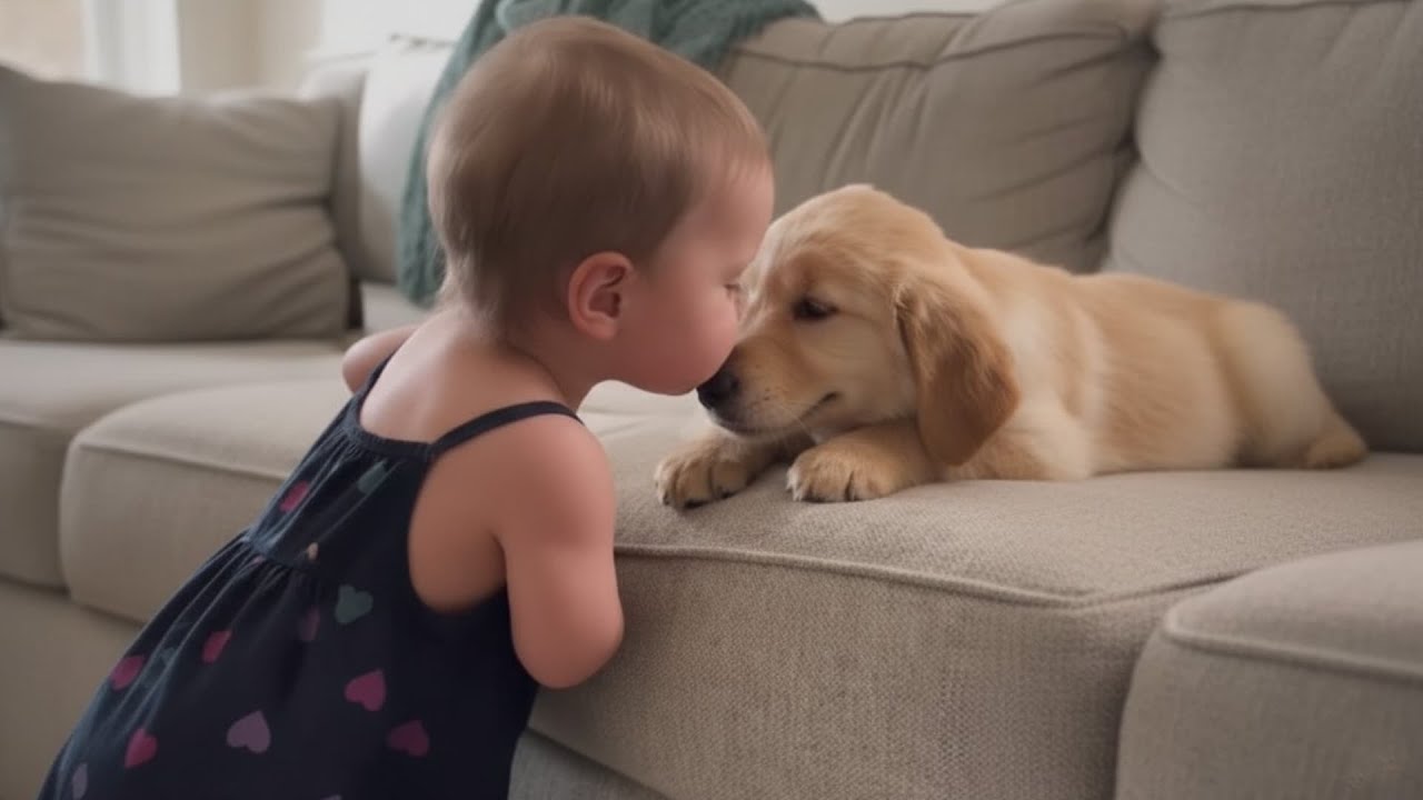 Este Golden Deixava A Bebê Fazer Isso... Até A Mãe Descobrir A Verdade