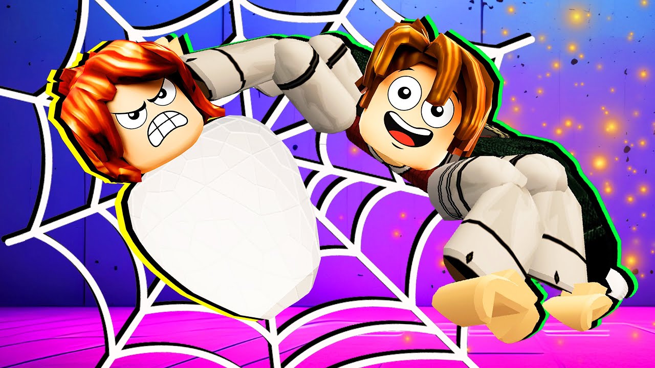TEXINHO VIROU ARANHA e ME PRENDEU! (Roblox Spider)