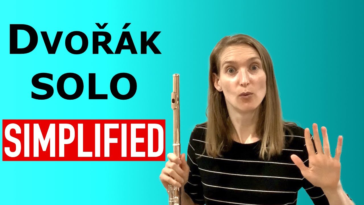 Dvorak flute solo simplified