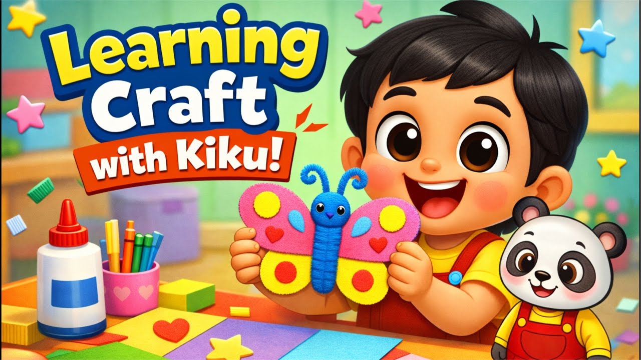 Kiku Learning Craft | Fun & Easy Crafts for Kids | Kikku’s Happy Family