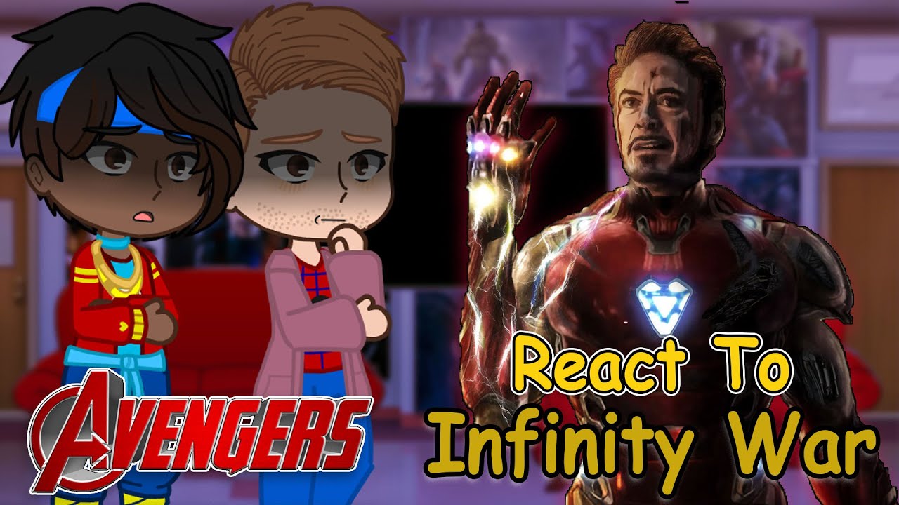 Spider-man Across the Spider Verse react to Avengers Infinity-war | Peter Parker | Gacha Club