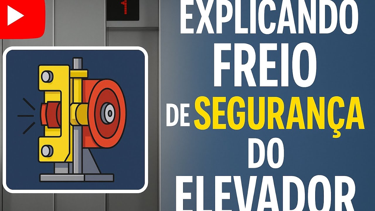 Explicando sobre funcionamento do freio de segurança de elevador