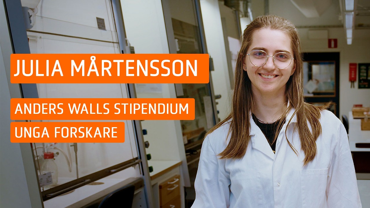 Julia Mårtensson tilldelas Anders Walls stipendium för Unga Forskare 2026