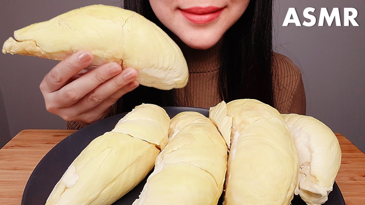 [ASMR] กินโชว์ |กินทุเรียนหมอนทอง ทุเรียนใต้ ลูกนี้3.5 กิโล No Talk |กินกับเพลิน