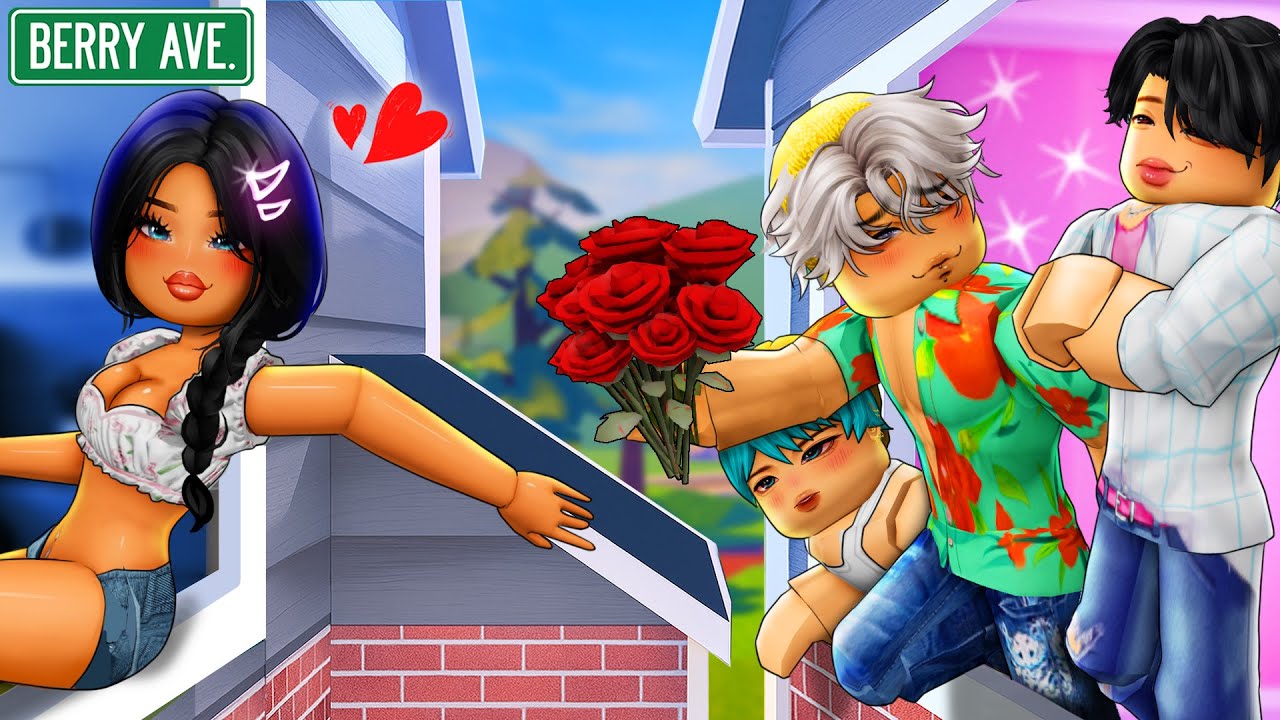 SURROUNDED By 3 HANDSOME BILLIONAIRE Who WILL Win My HEART!? | Berry Avenue Story